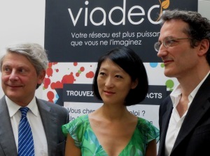 Yves Fouchet, Fleur Pellerin et Dan Serfaty